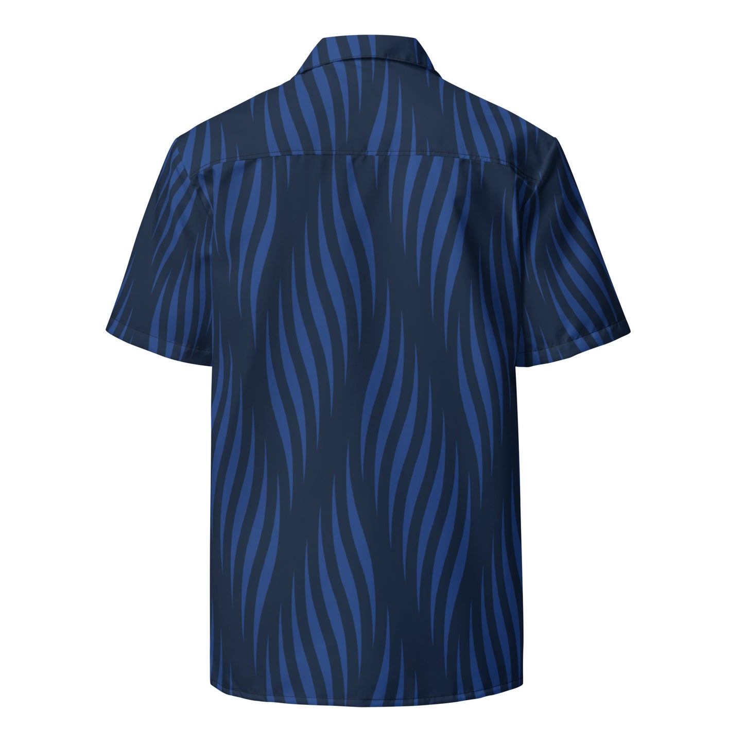 WEEDISH BLUE STRIPE BUTTON-UP RETIREMENT SHIRT