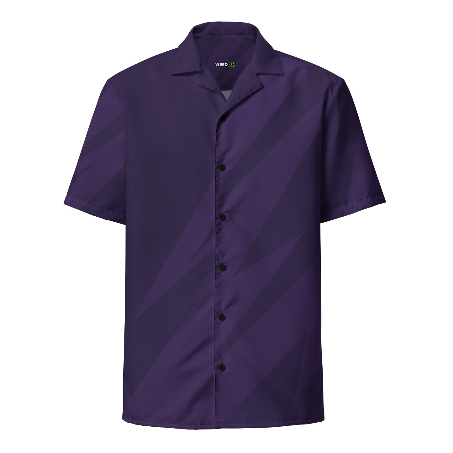 WEEDISH PURPLE BUTTON-UP RETIREMENT SHIRT