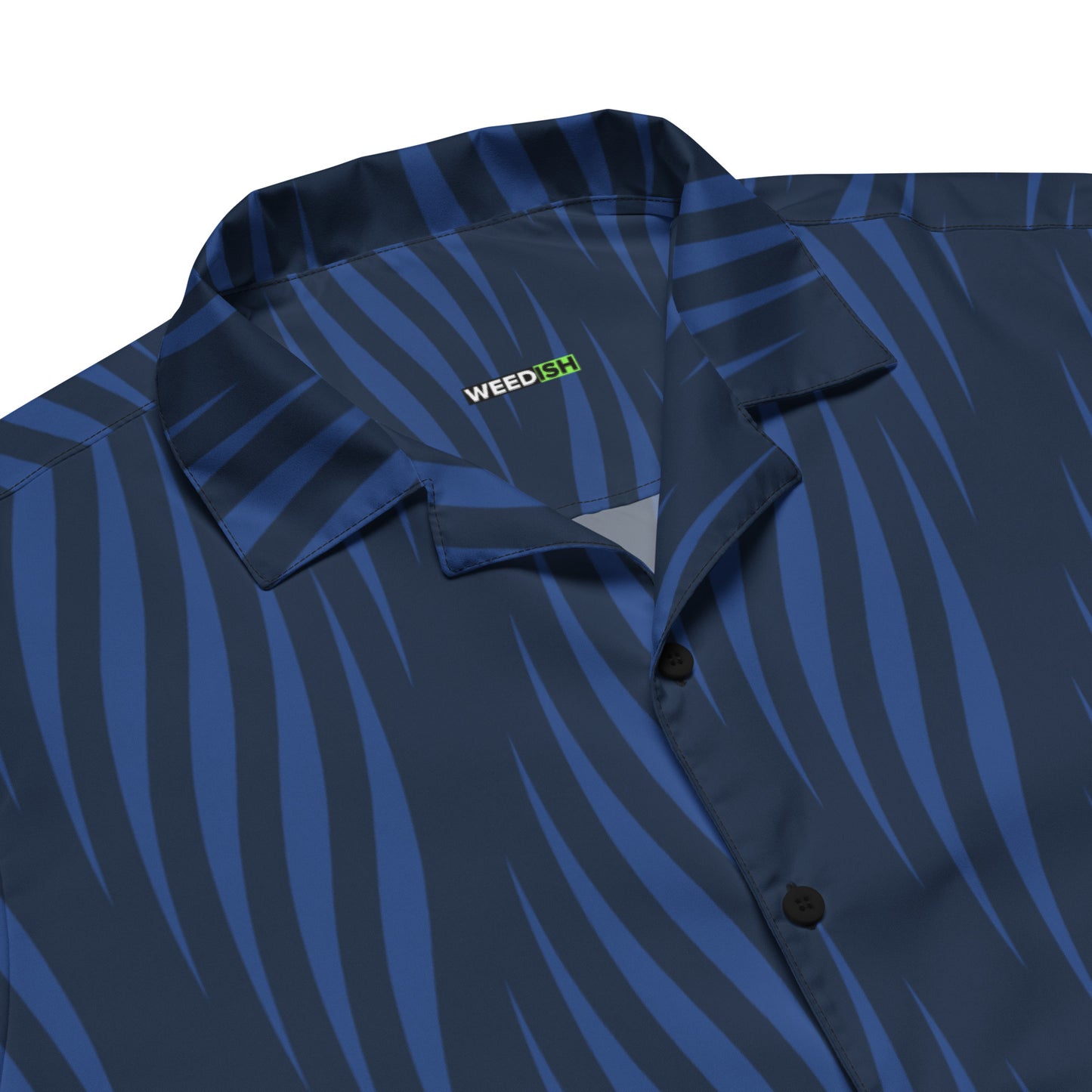 WEEDISH BLUE STRIPE BUTTON-UP RETIREMENT SHIRT