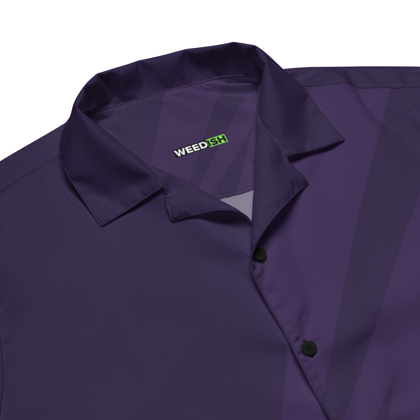 WEEDISH PURPLE BUTTON-UP RETIREMENT SHIRT