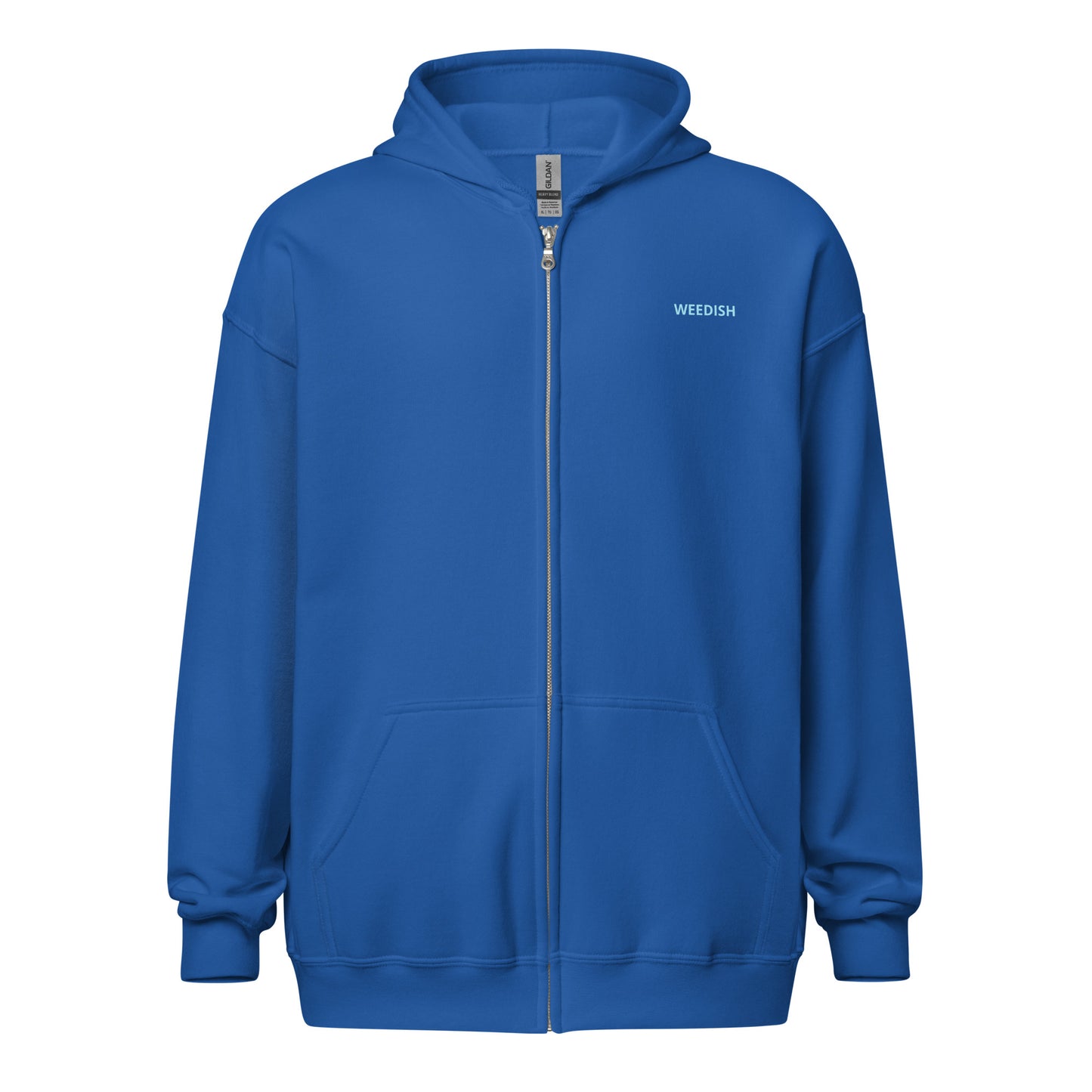 WEEDISH WOLF MOON ZIP-UP HOODIE