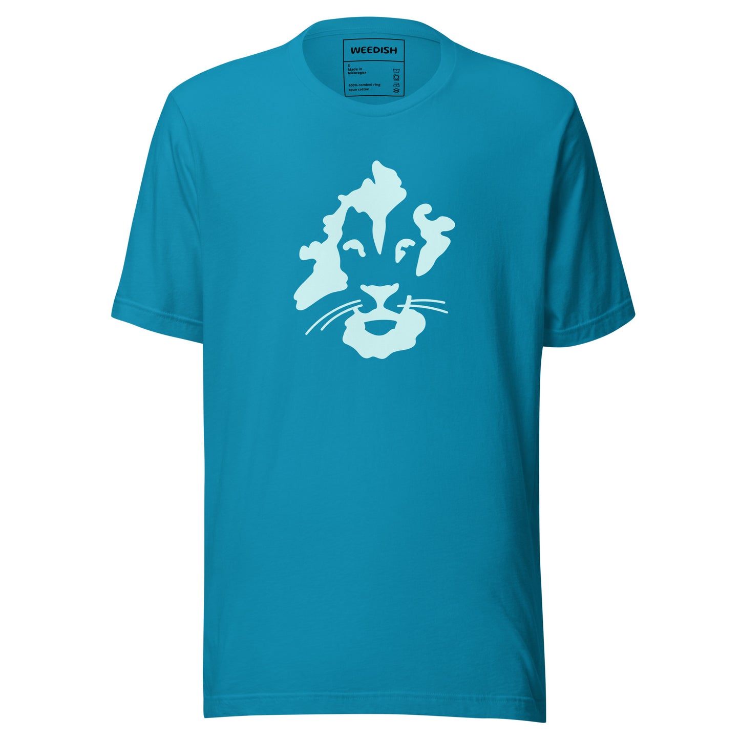 WEEDISH LION FACE T-SHIRT