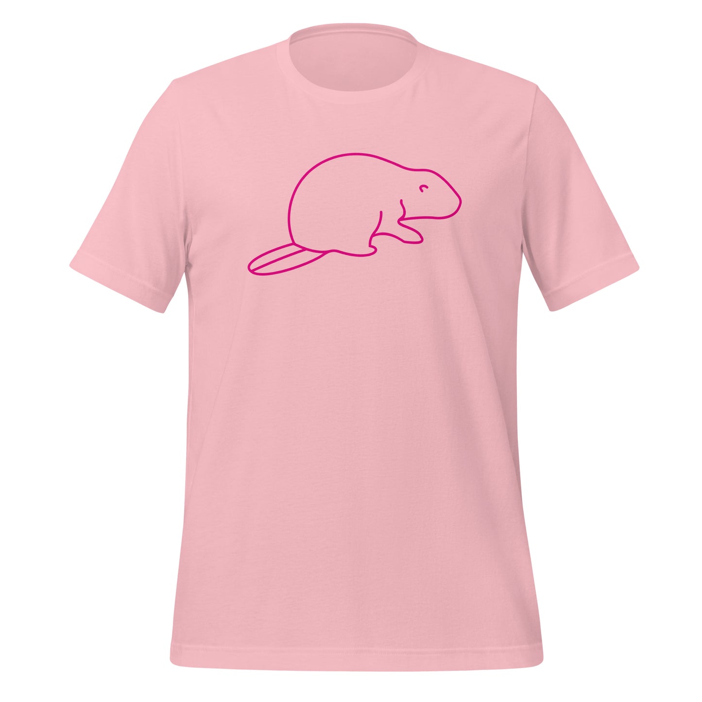 WEEDISH PINK BEAVER T-SHIRT