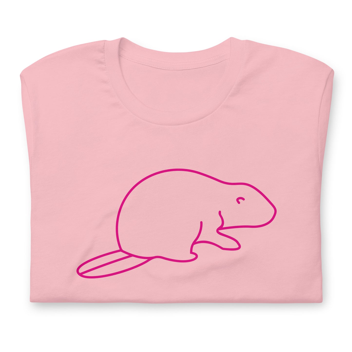 WEEDISH PINK BEAVER T-SHIRT
