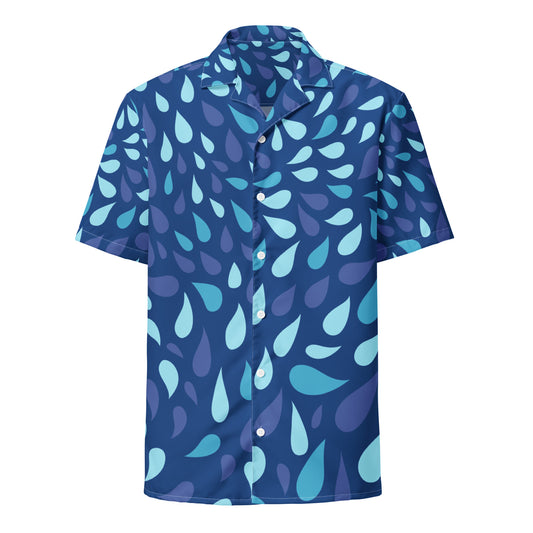 WEEDISH DRIP DROP BUTTON-UP RETIREMENT SHIRT