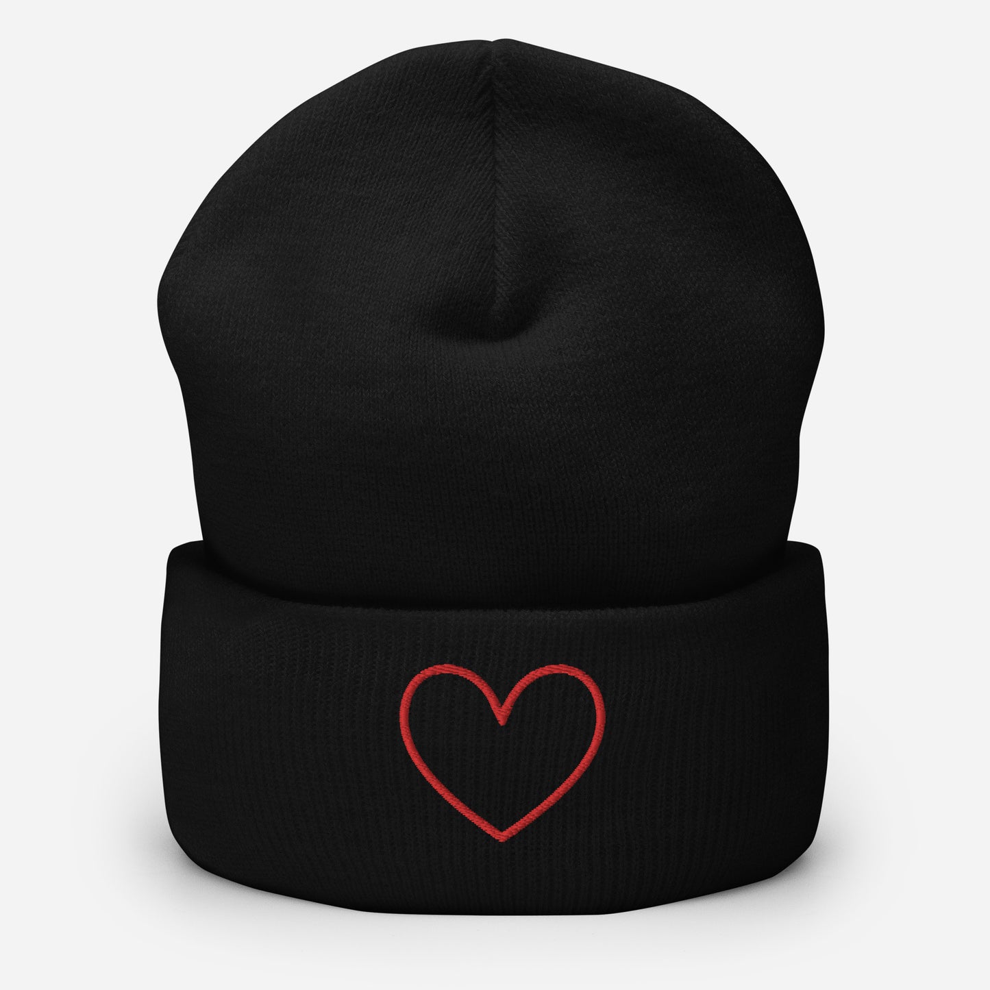 WEEDISH HEART STITCHED BEANIE