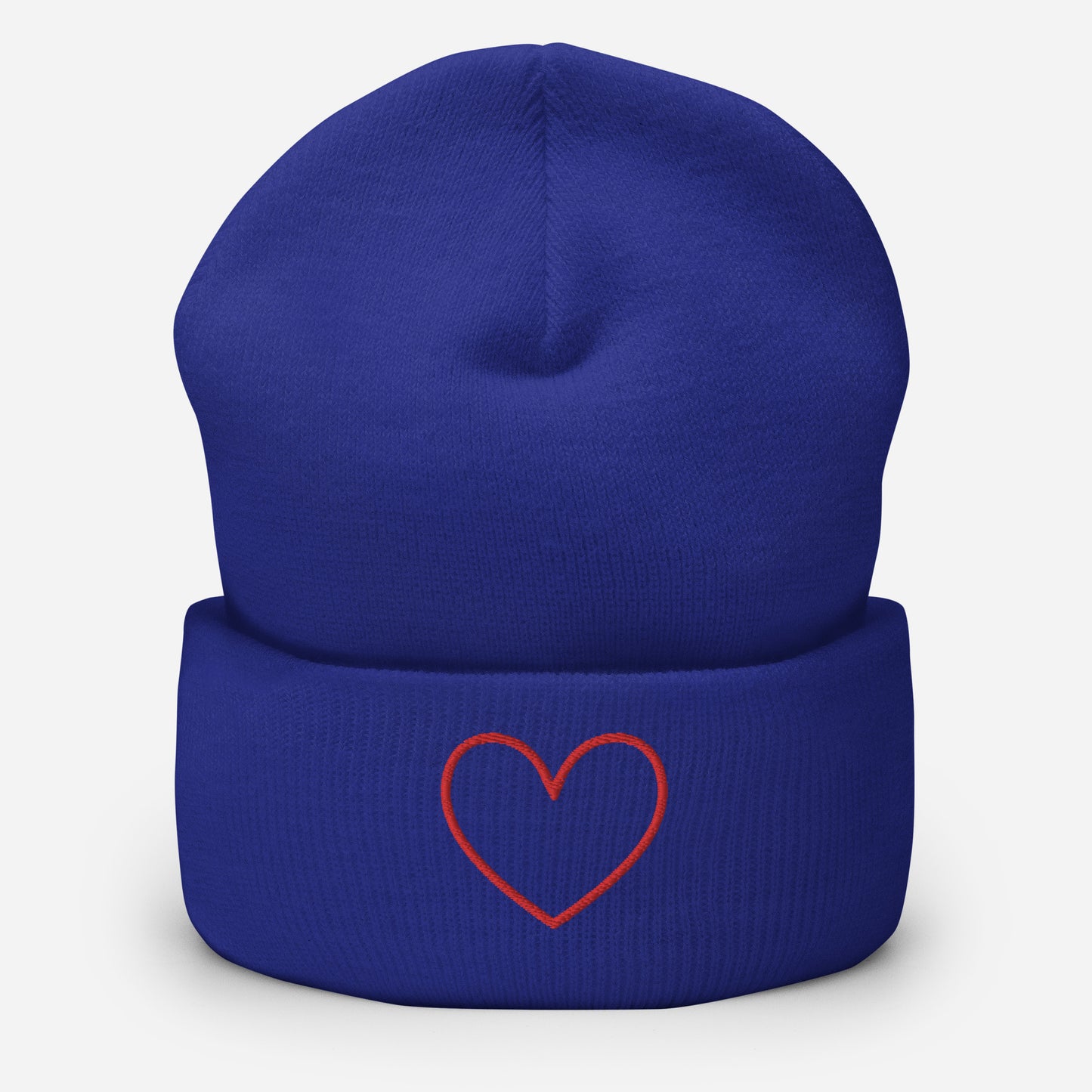 WEEDISH HEART STITCHED BEANIE