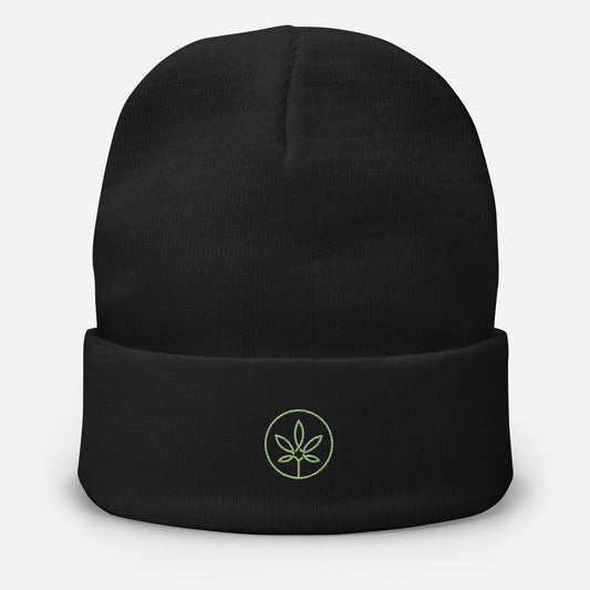 WEEDISH LEAF EMBLEM BEANIE