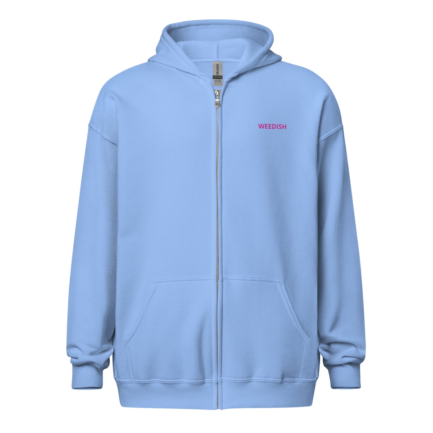 WEEDISH DOUBLE BEAV ZIP-UP HOODIE