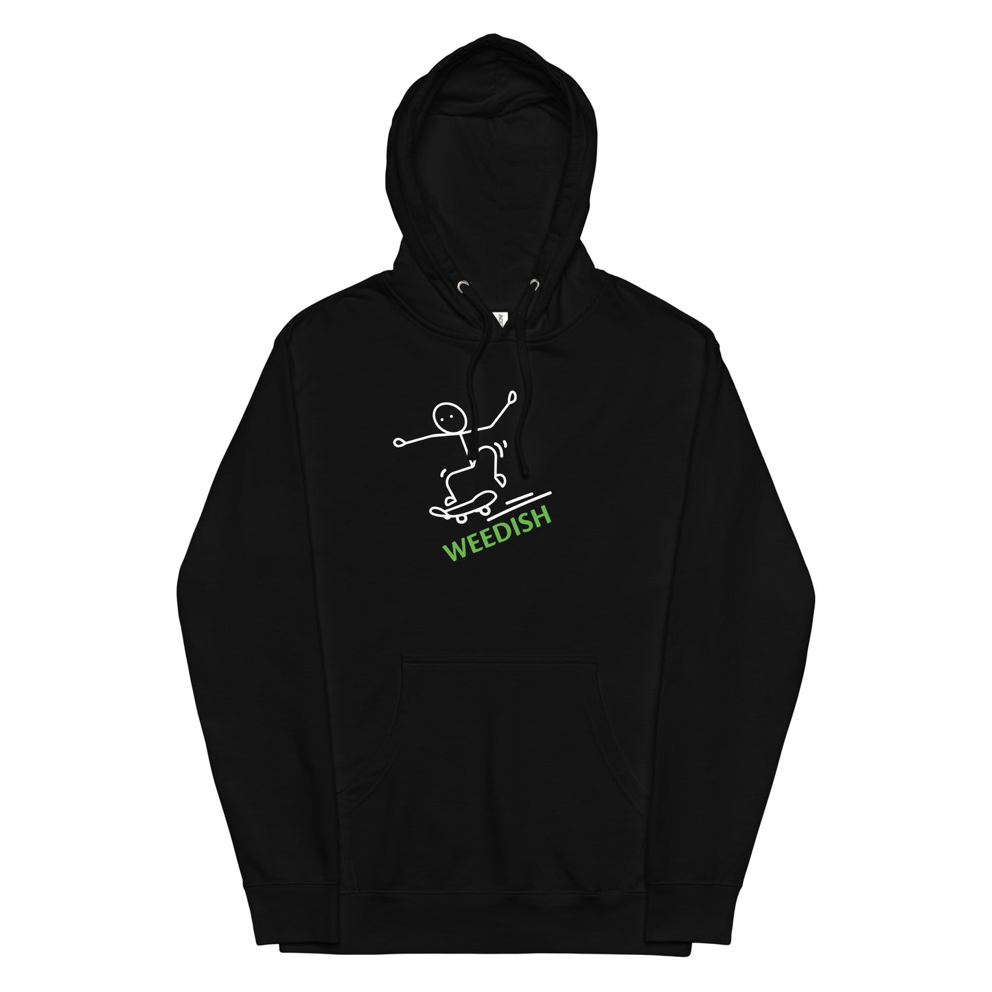 WEEDISH 'STICKMAN SERIES' I SKATE PREMIUM SOFT HOODIE