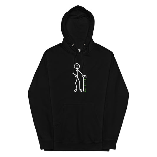 WEEDISH 'STICKMAN SERIES' STILL STANDING PREMIUM SOFT HOODIE