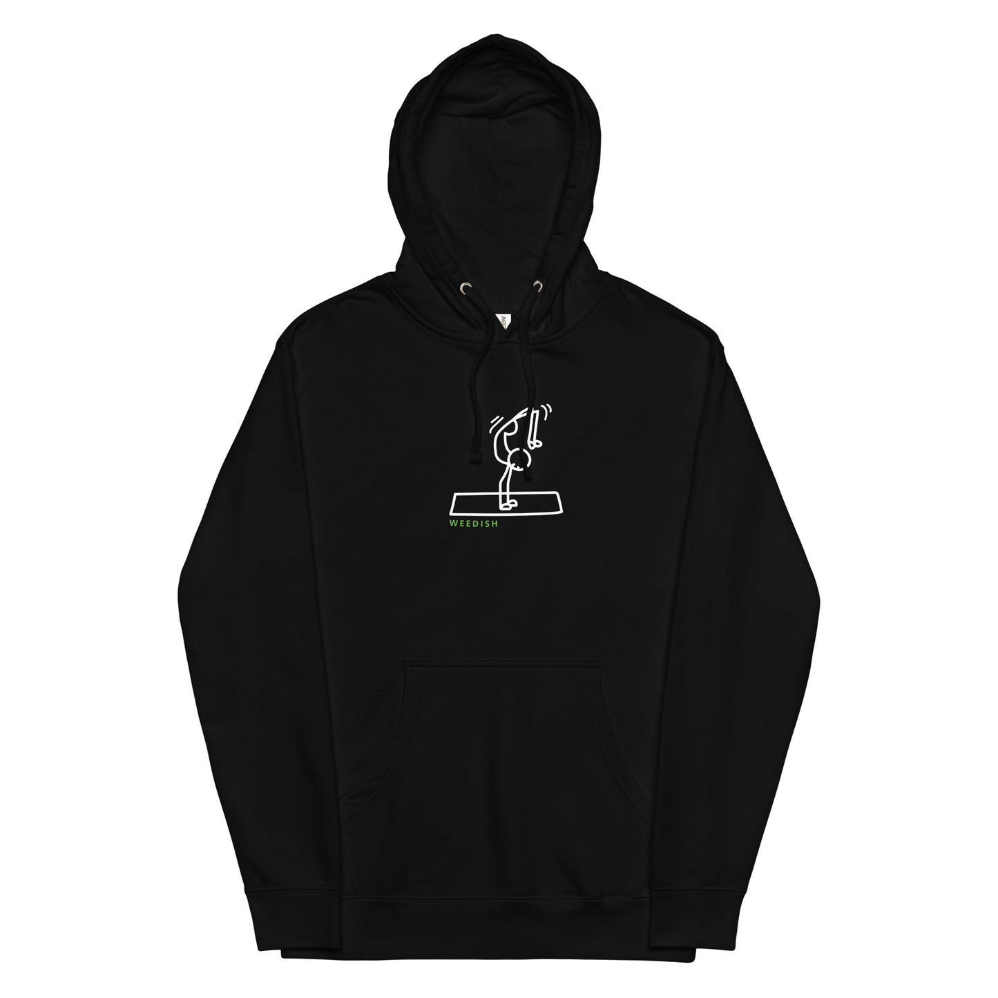 WEEDISH 'STICKMAN SERIES' HANDSTANDING TALL PREMIUM SOFT HOODIE