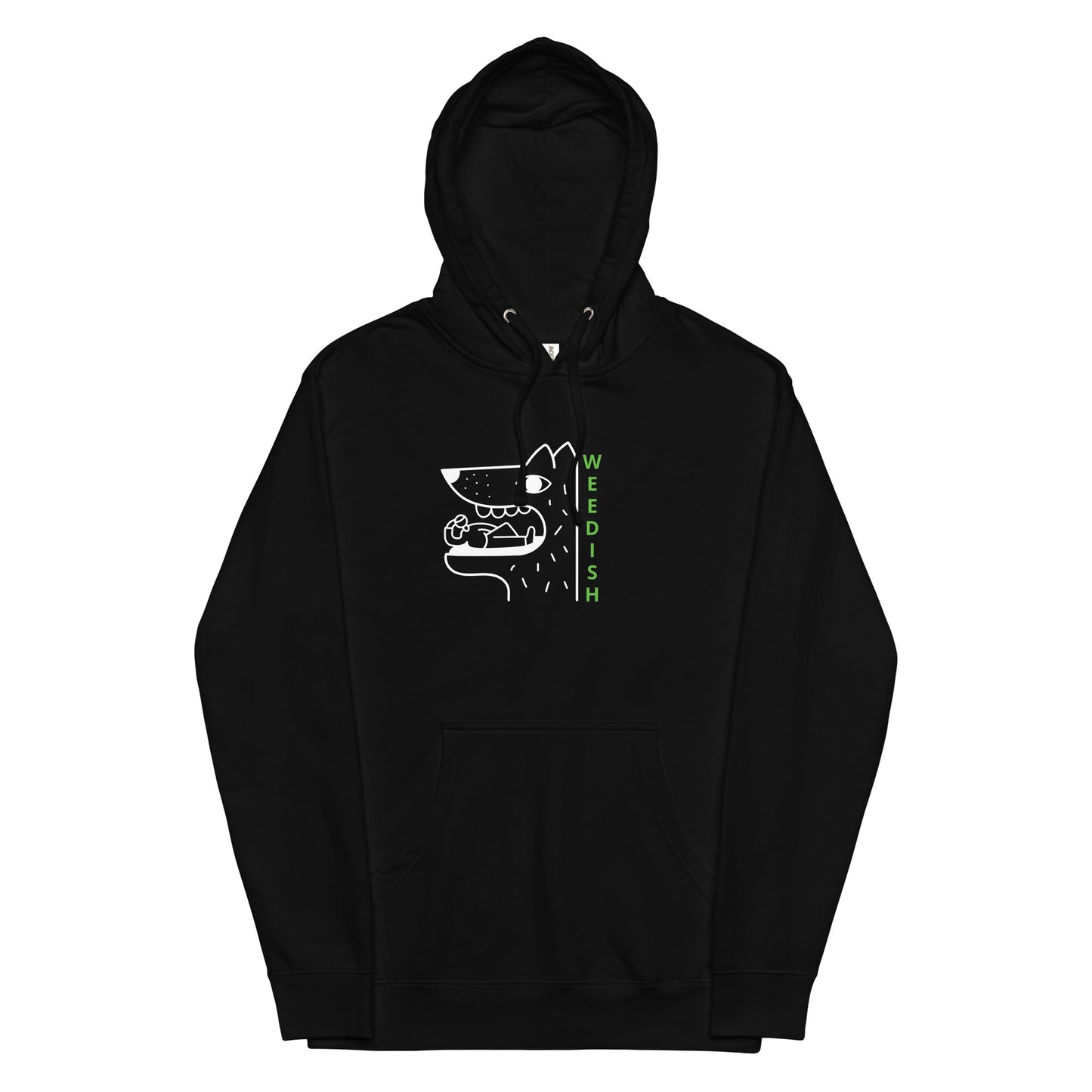 WEEDISH 'STICKMAN SERIES' DOG FAN PREMIUM SOFT HOODIE